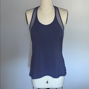 🤩 Victoria Sport Dark Purple Sheer Workout Tank